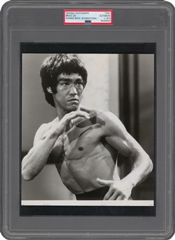 1973 Bruce Lee Original Photograph From "Enter The Dragon" By Warner Bros. - Most Iconic Image Known (PSA/DNA Type I)